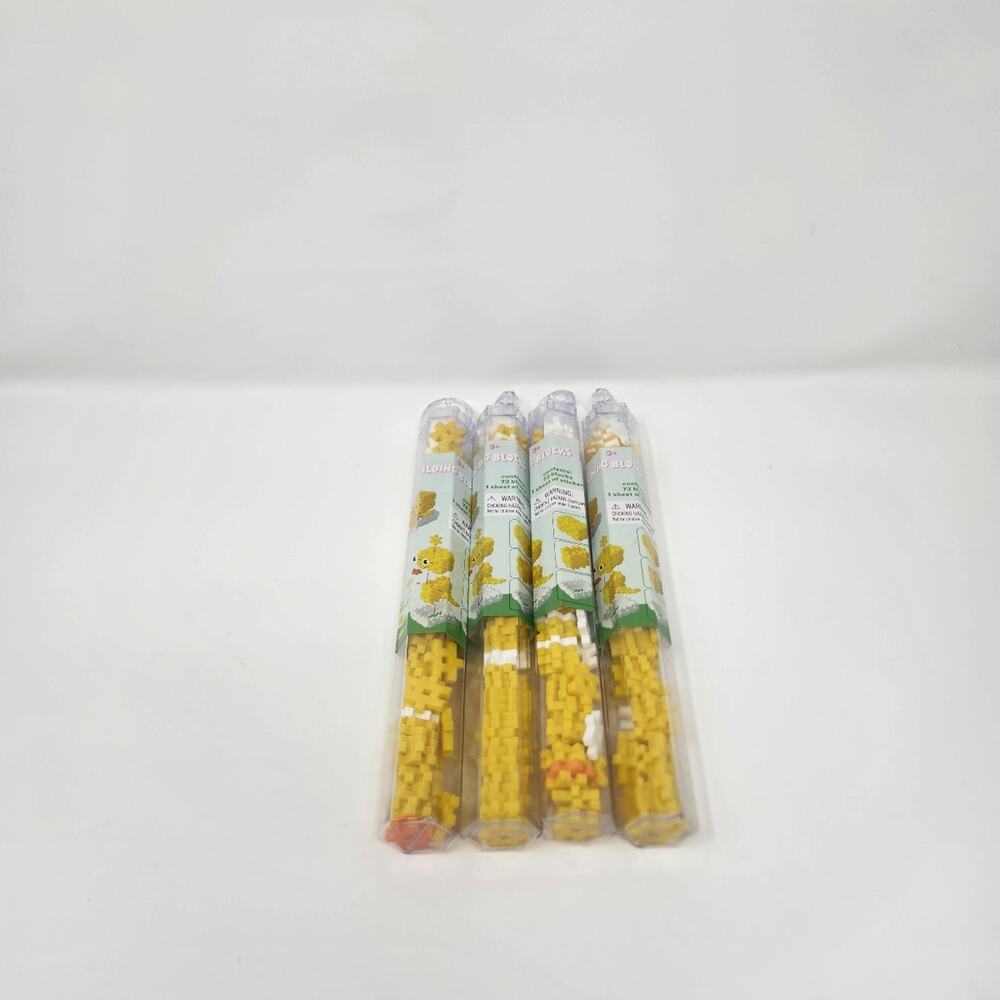 Chick Easter Spring Hashtag Building Blocks 4 Total